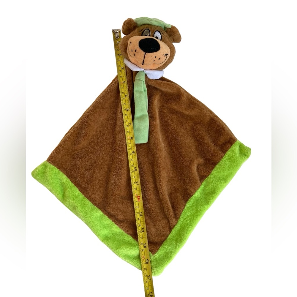 Yogi Bear Lovey Security Blanket Plush Brown Green Leisure Systems HB - Picture 6 of 8